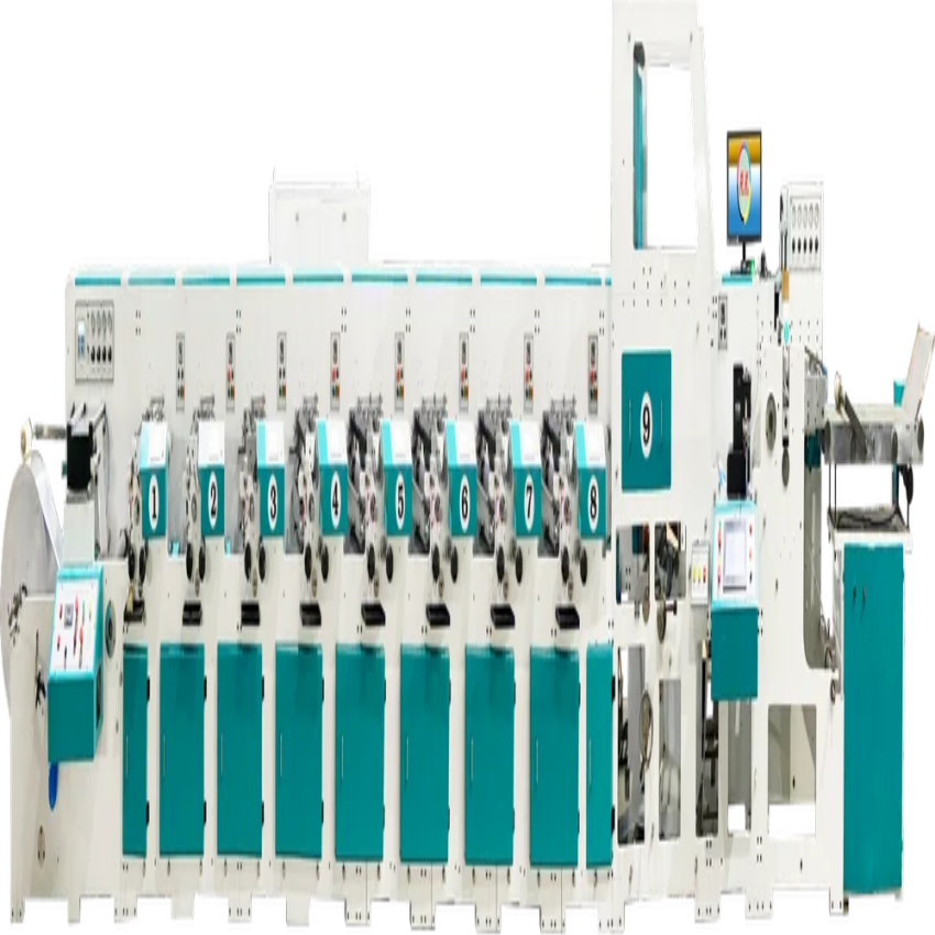 Ice Cream Cone Sleeve Printer (8 Colour Flexo with Rotogravure)