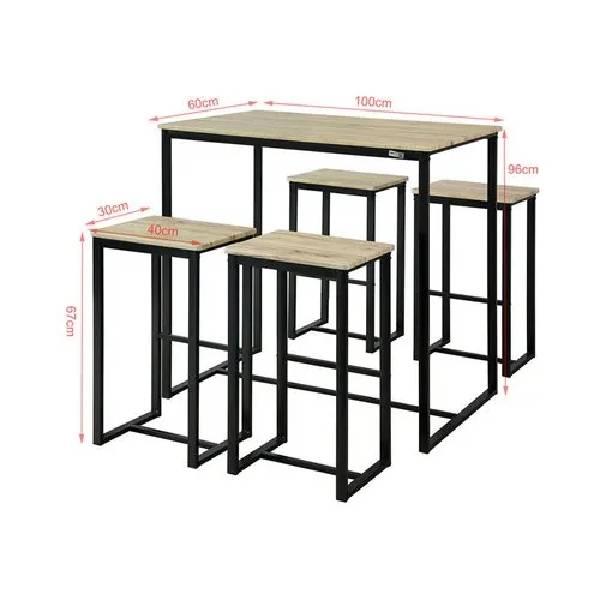 Steel Ice Cream Parlour Table Set