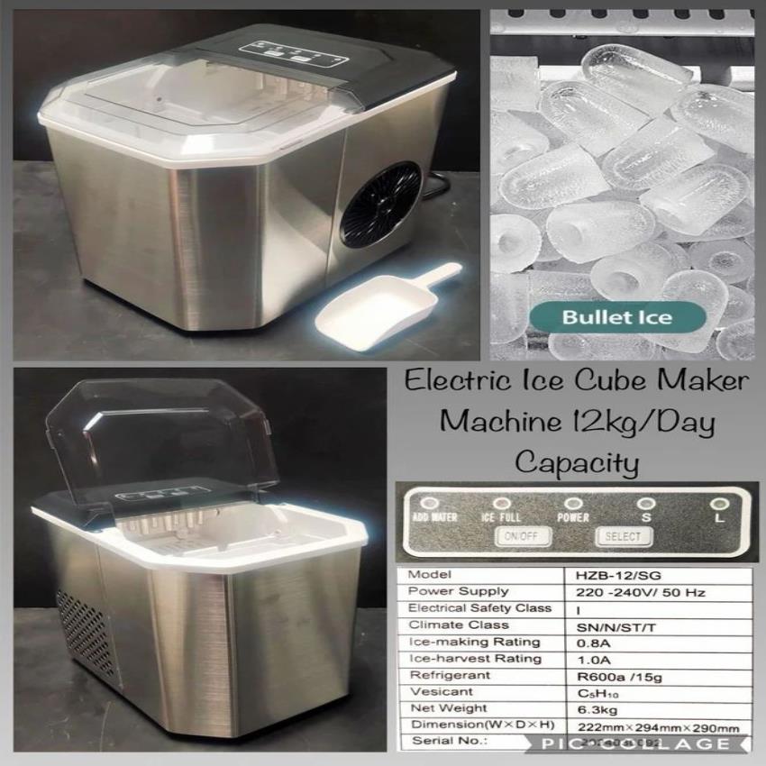 Commercial Small Ice Cube Machine, 25 Kg/Day