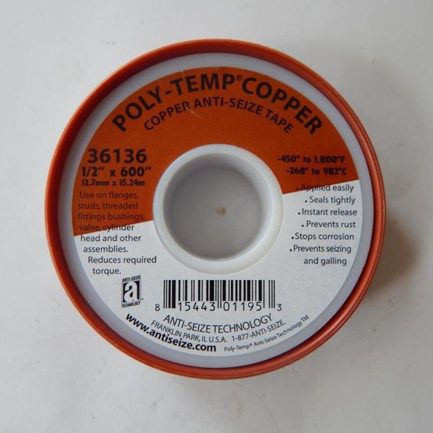Imported Copper Anti Seize Sealing Tape