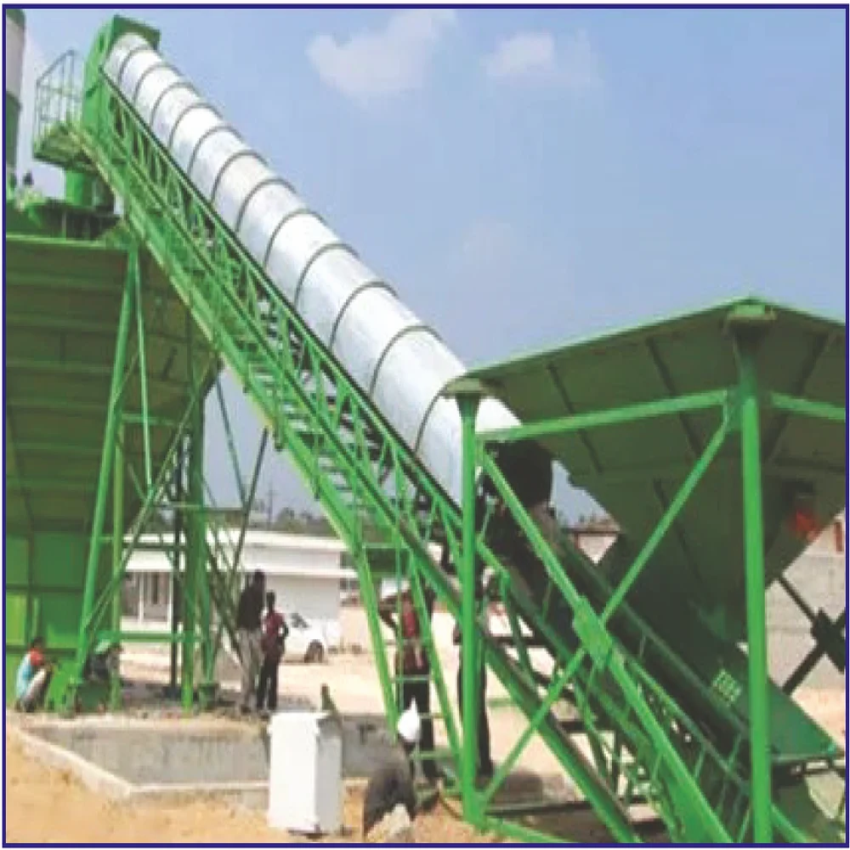 Inclined Belt Conveyor, 200 kg Load