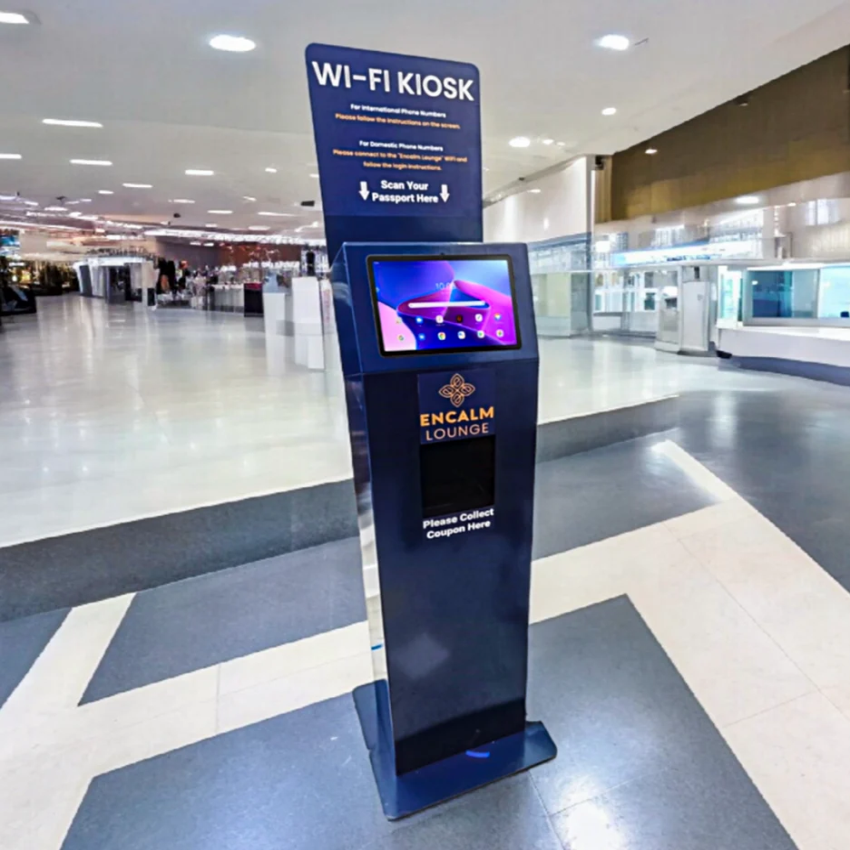 Indoor Touch Screen Information Kiosk