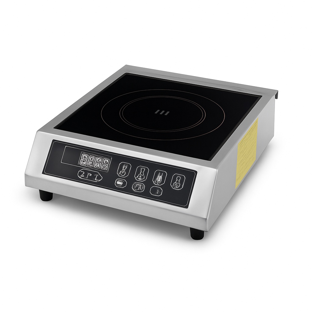 Heavy Duty Induction Cooktop, 5 kW, Black
