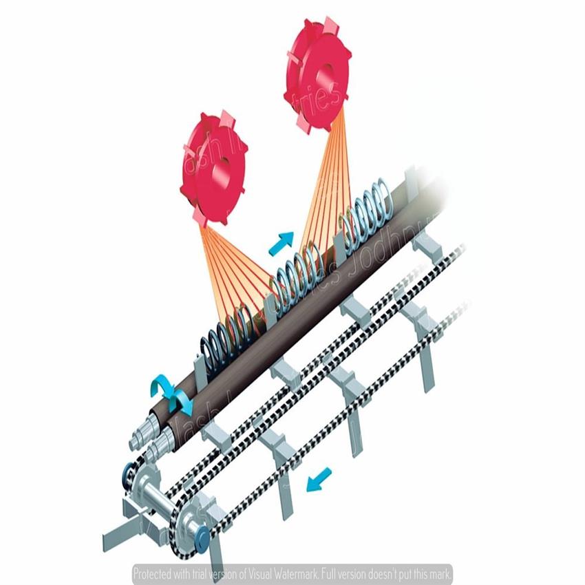 Industrial Coil Spring Shot Blast Machine, Semi-automatic