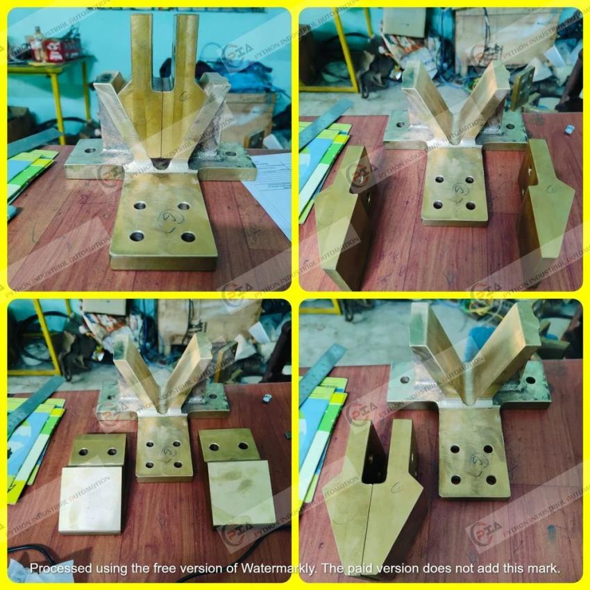 Industrial Copper V Block, Cast Iron, 100x75x90 mm