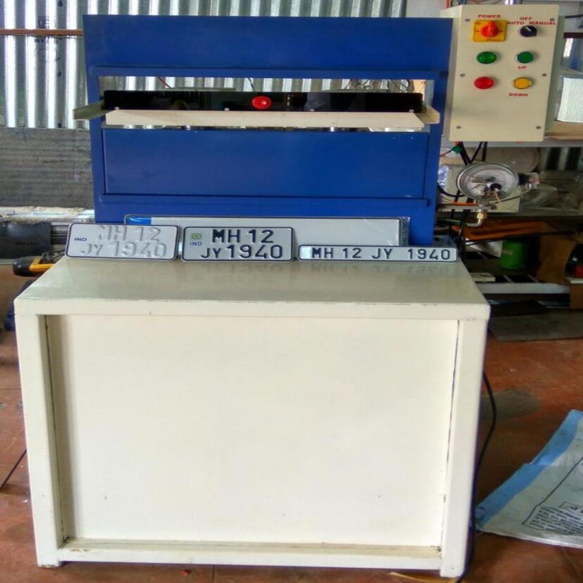 Industrial Electric Number Plate Machine
