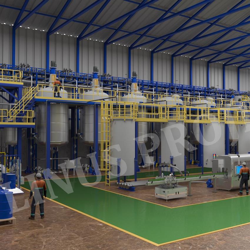 Industrial Lube Oil Blending Machine