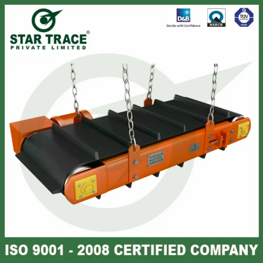 Industrial Overband Magnetic Separator