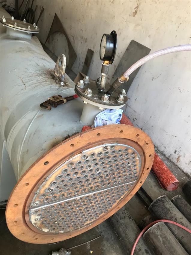 Industrial Stainless Steel Double Pass Condenser