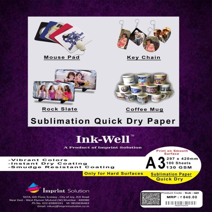 Ink-Well Sublimation Transfer Paper