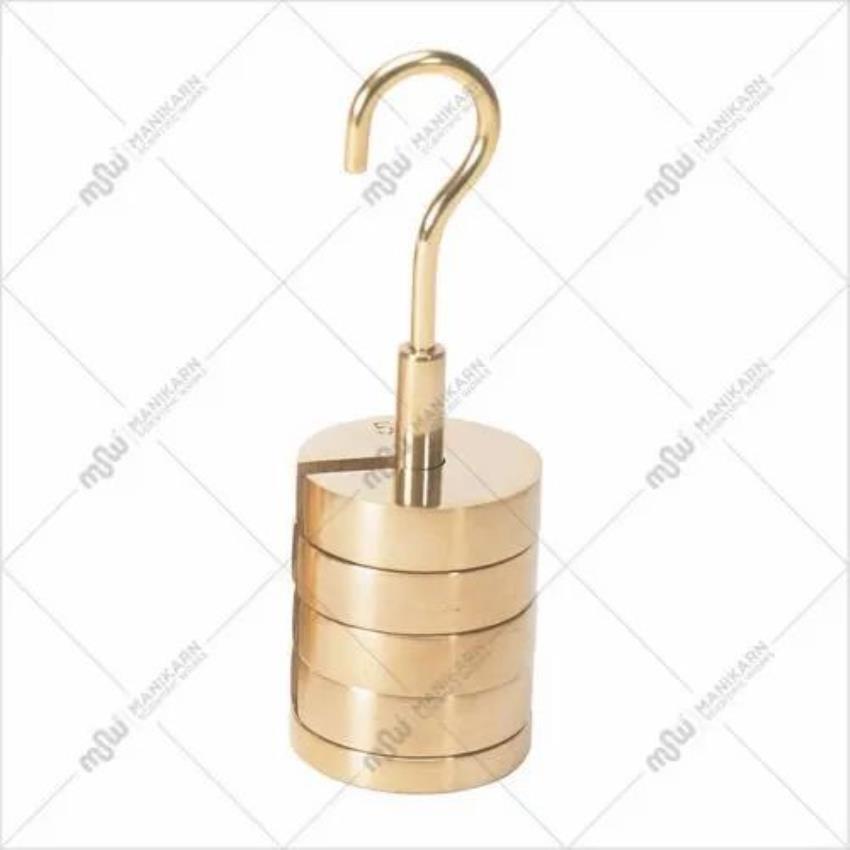 Iron Brass Mirror Slotted Weight, Laboratory Use