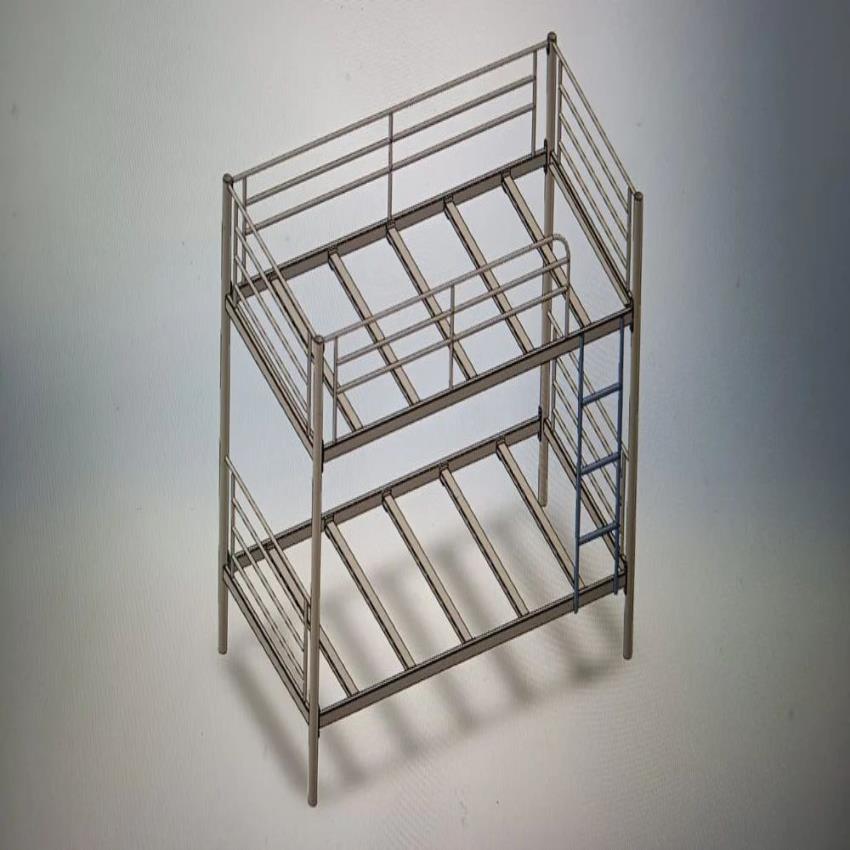 Iron Double Bunk Bed