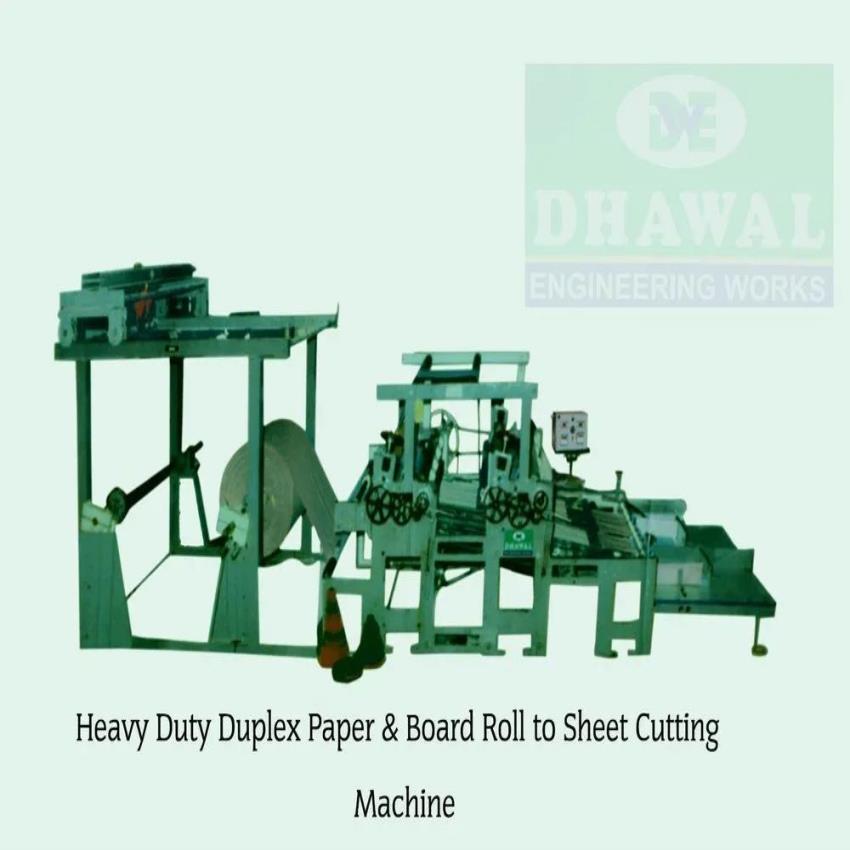 Iron Duplex Board Roll to Sheet Cutter