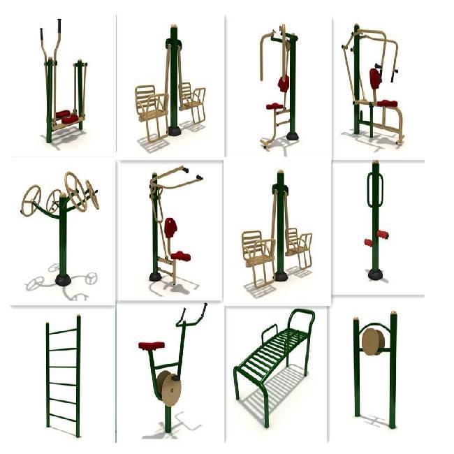 Iron Outdoor Fitness Equipment