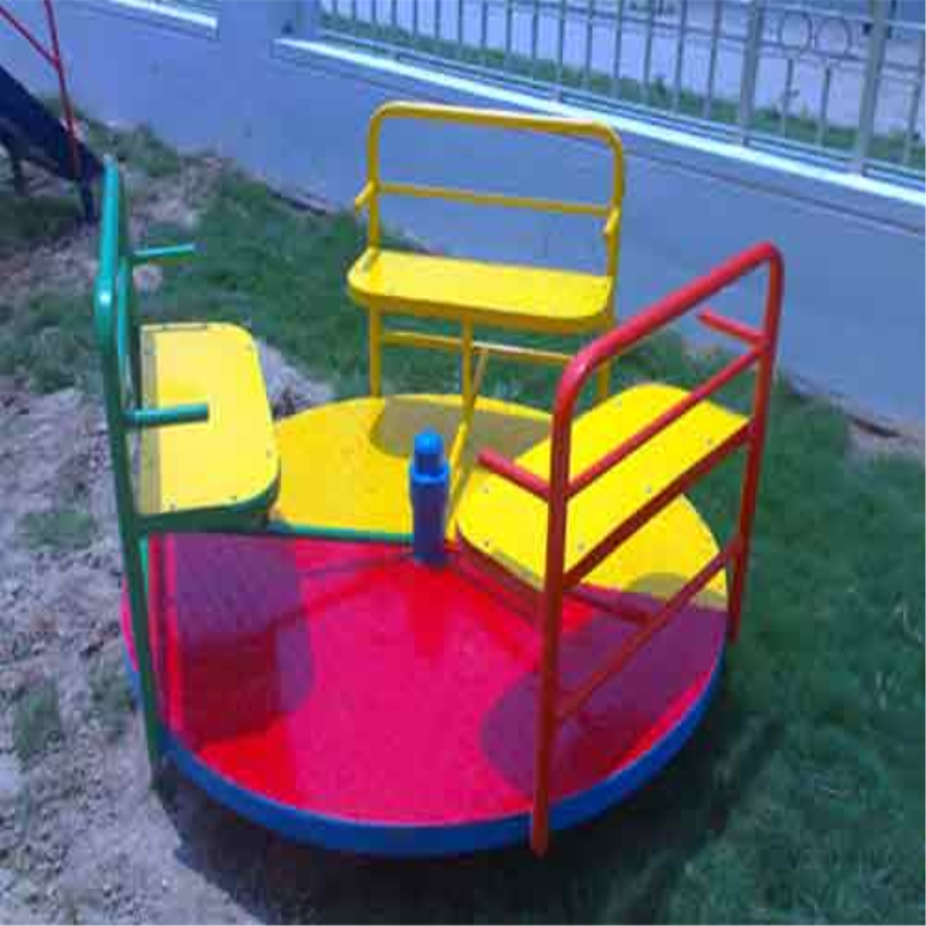 Iron Garden Revolving 3 Seater Roundabout