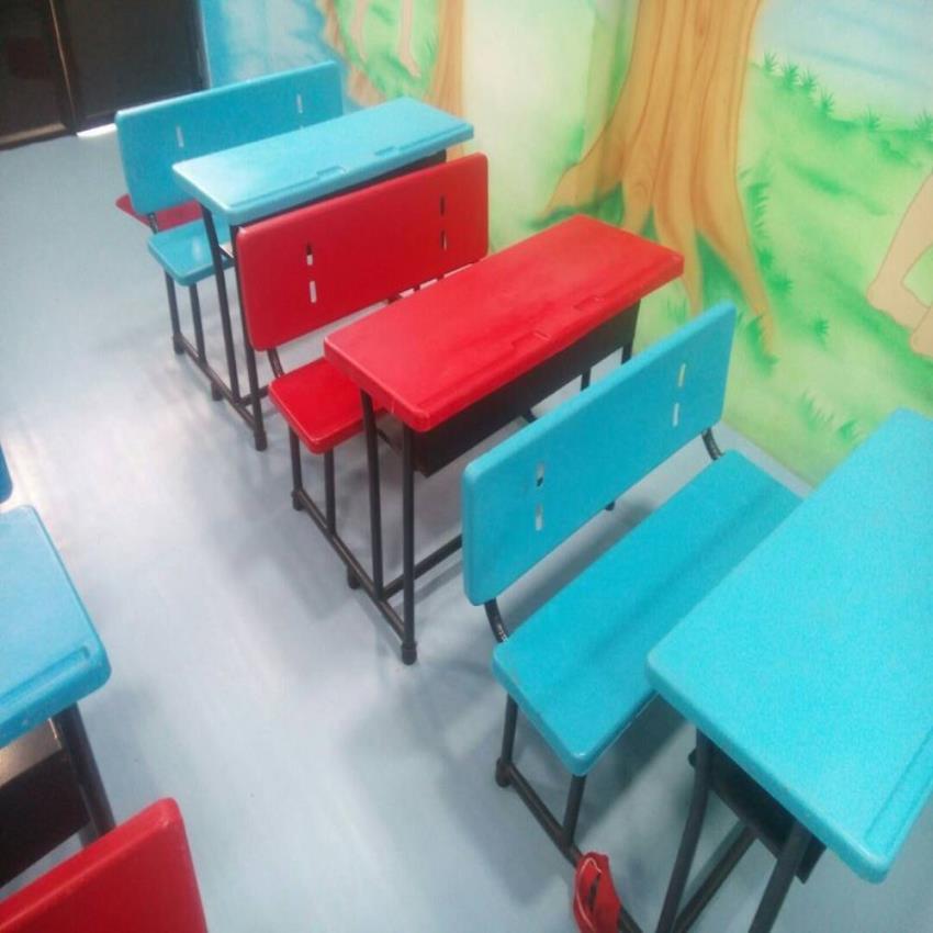 Iron School Classroom Bench