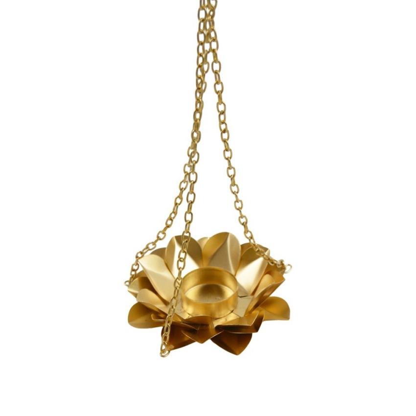 Iron Decorative Hanging T-Light Holder