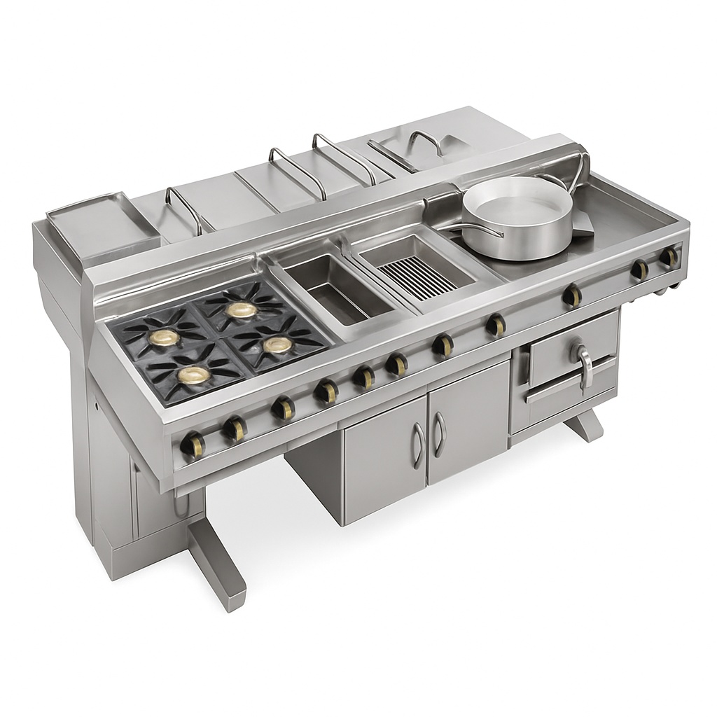 Island Commercial Cooking Suite