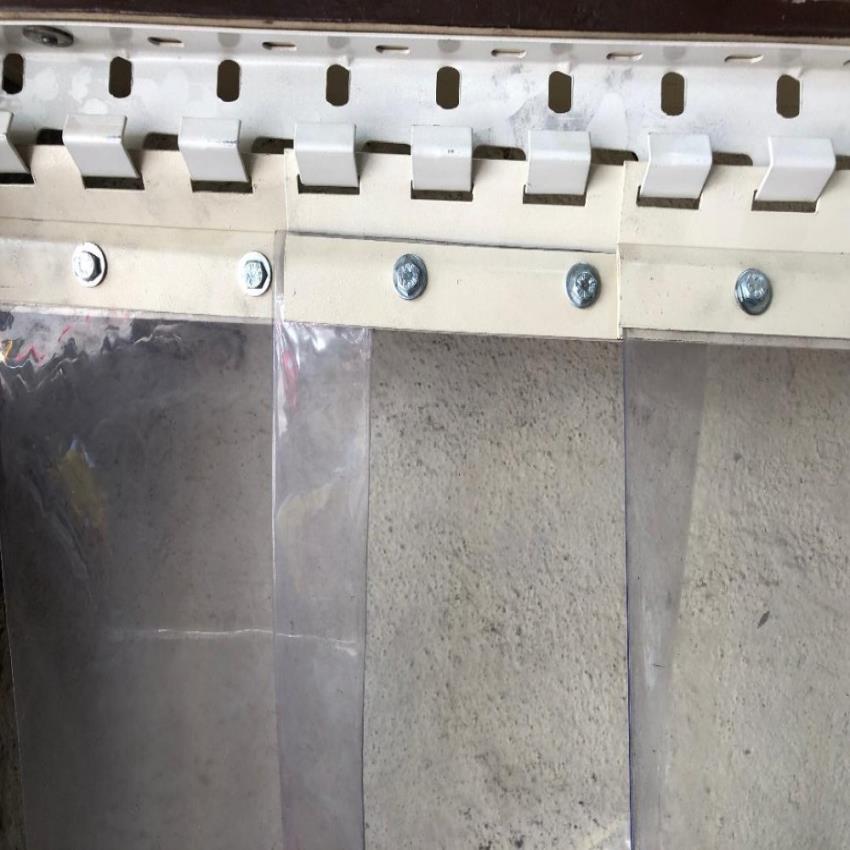 Ivory Iron PVC Curtain Strip Bracket