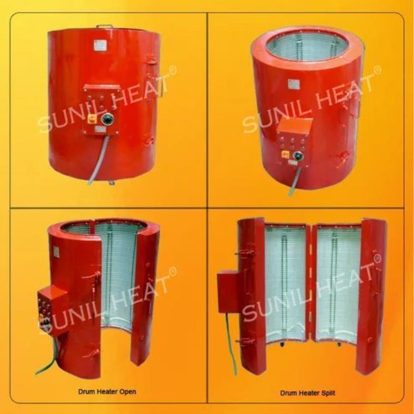 Jacketed Drum Heating Machine with Center Opening