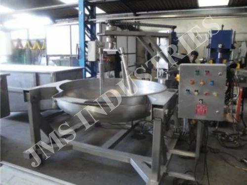Automatic SS Steam Jacketed Kettle, 100-800 Ltr