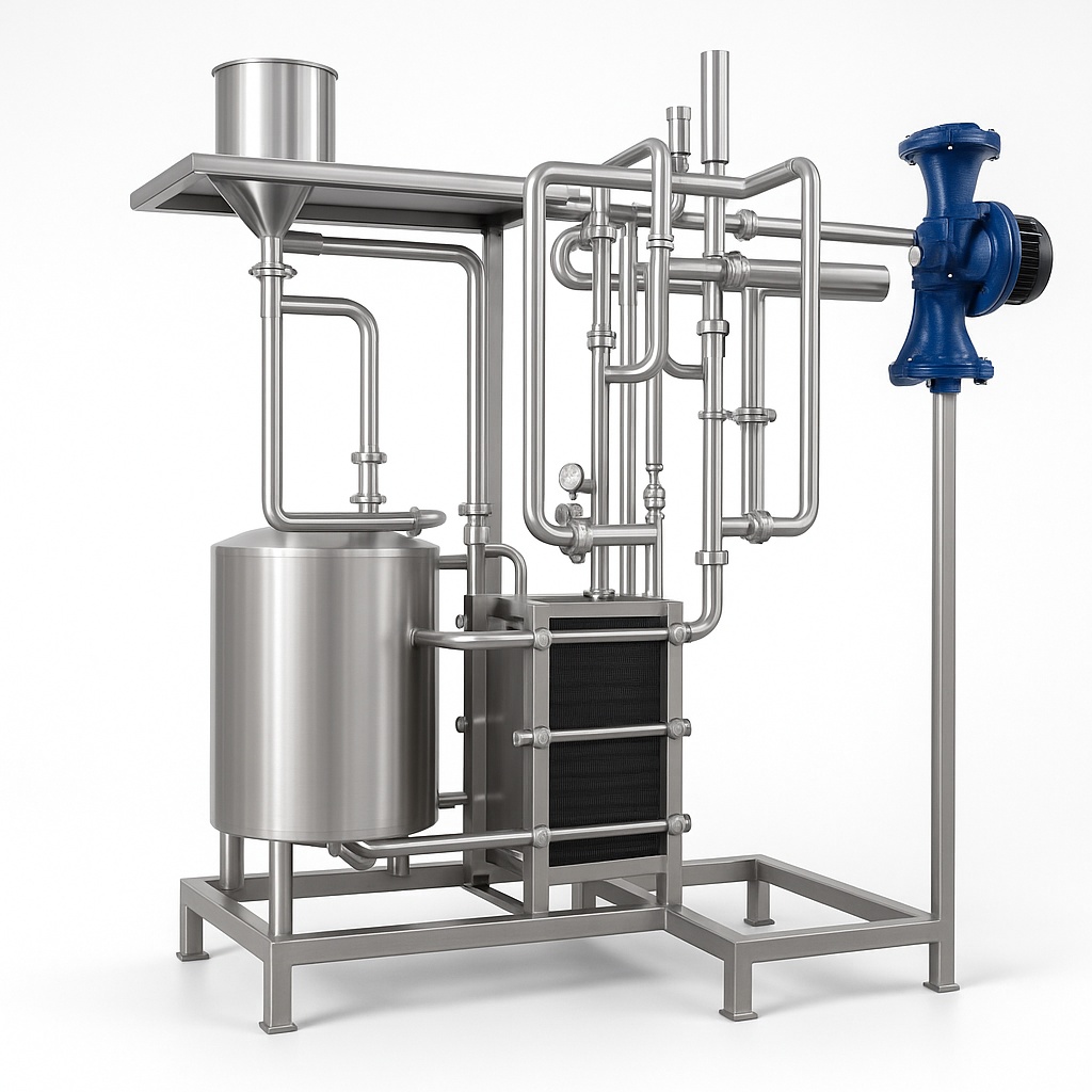 SS 304 Juice Pasteurization Plant