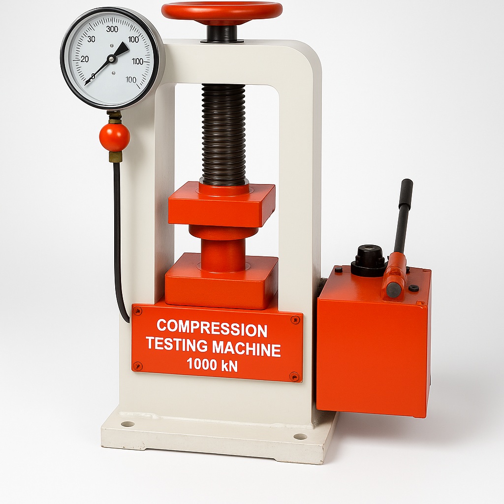 JVR INDIA Manual Cube Testing Machine, 1000 Kn