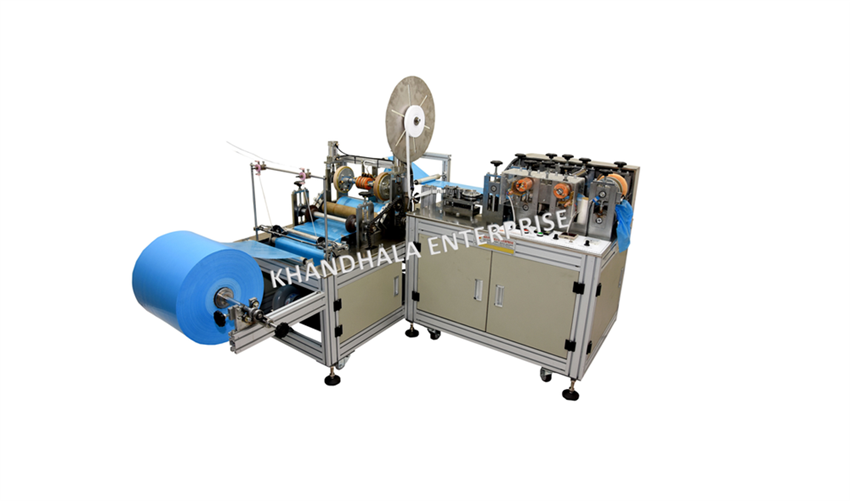 KHANDHALA 100-120 Pcs/Min Plastic Footwear Cover Machine
