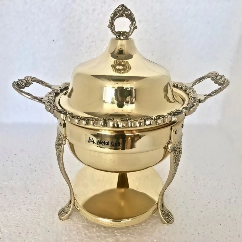 Copper Brass Ambassador Chafing Dish, Hotel Use, Standard Size