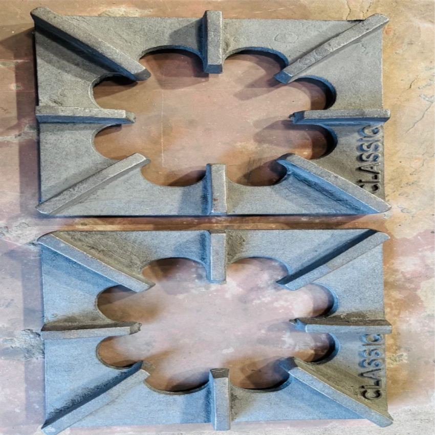 Commercial Iron Gas Pan Spots