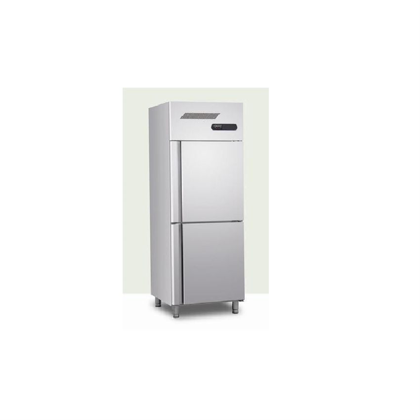 KKE Stainless Steel Double Door Refrigerator