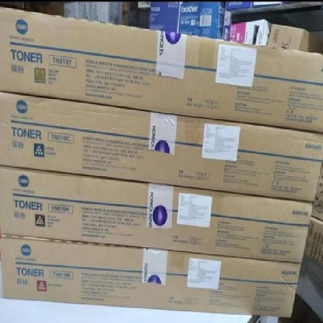 Konica Minolta TN 619 BYCM Toner Cartridge Set