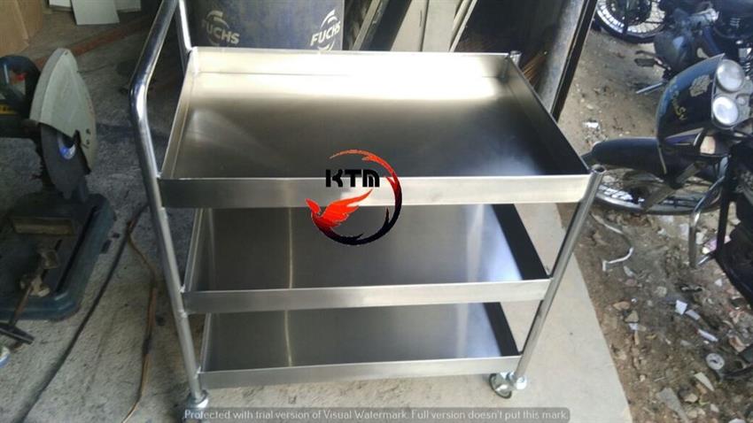KTM Restaurant Stainless Steel Trolley