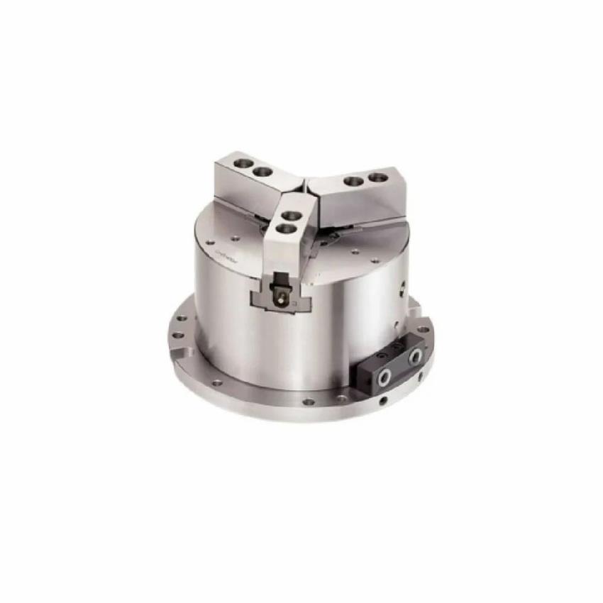 Kuvam Technologies Hollow Power Chuck Fixtures, 3 Jaws