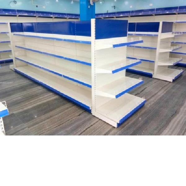 L Type Metal Grocery Rack