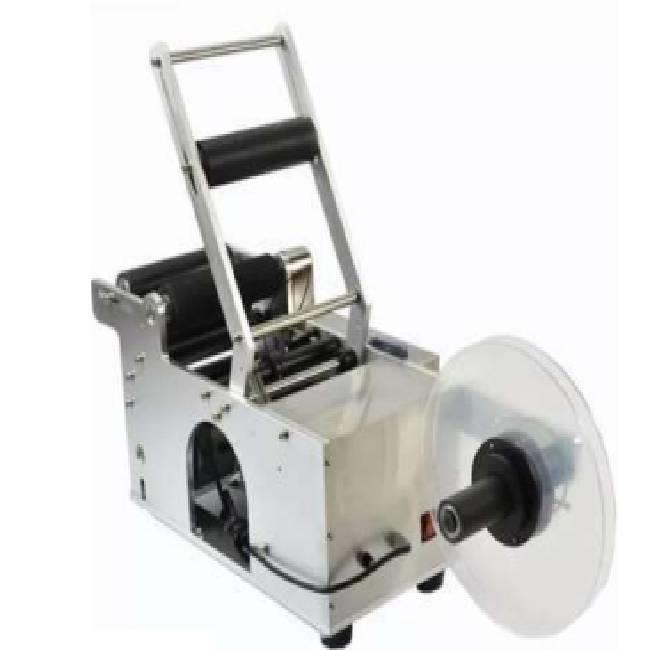 Manual Round Bottle Label Sticking Machine
