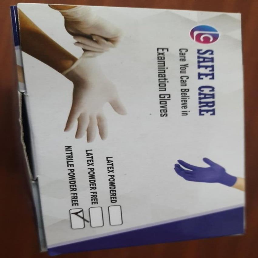 Lalji Corporation Nitrile Powder Free Gloves