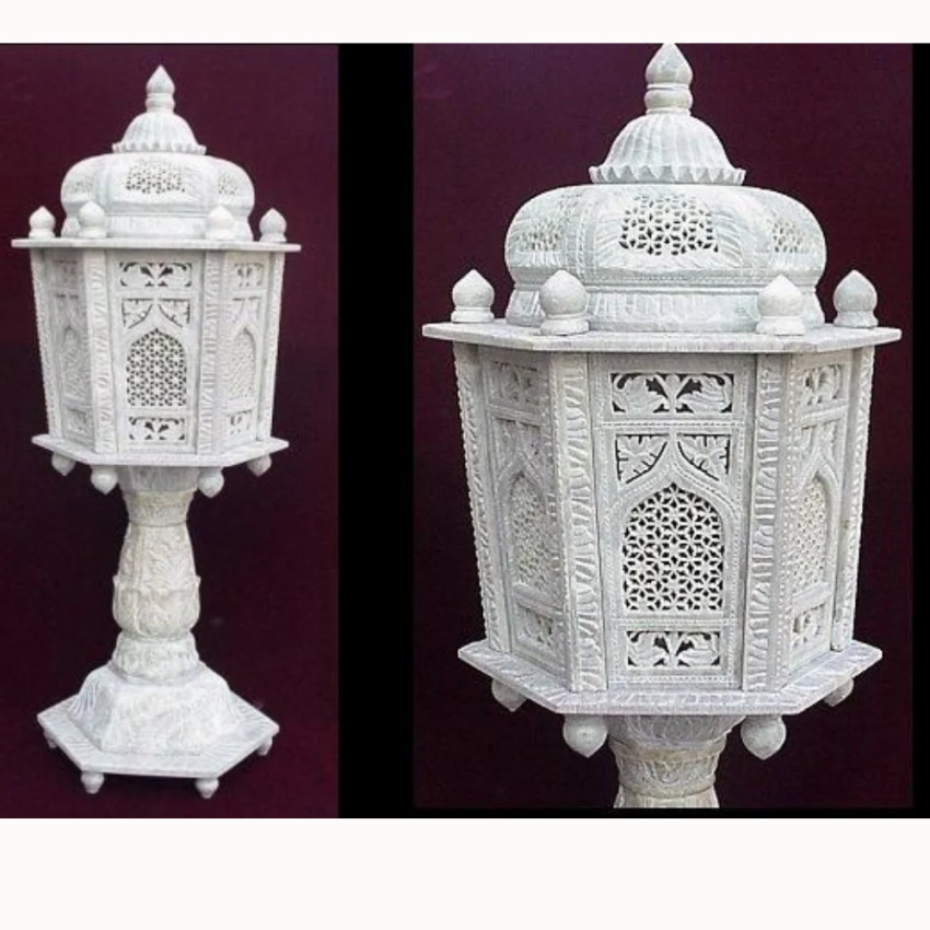Decorative Halogen Marble Lantern Lamp