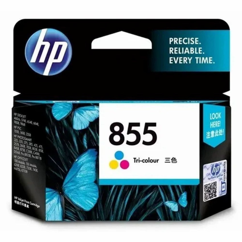 HP 855 Tri-Color Original Ink Cartridge