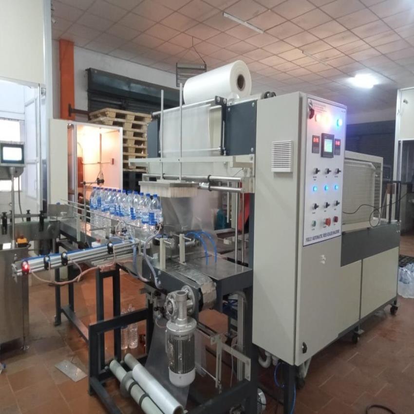 LDPE Water Bottle Shrink Wrapping Equipment