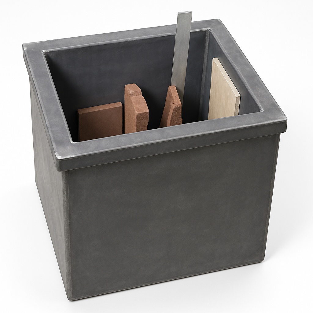 500 L Lead Lined Tank