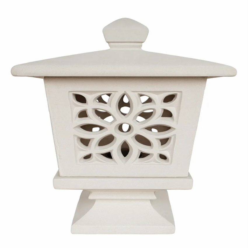 LED Red Sandstone Lantern Lamp