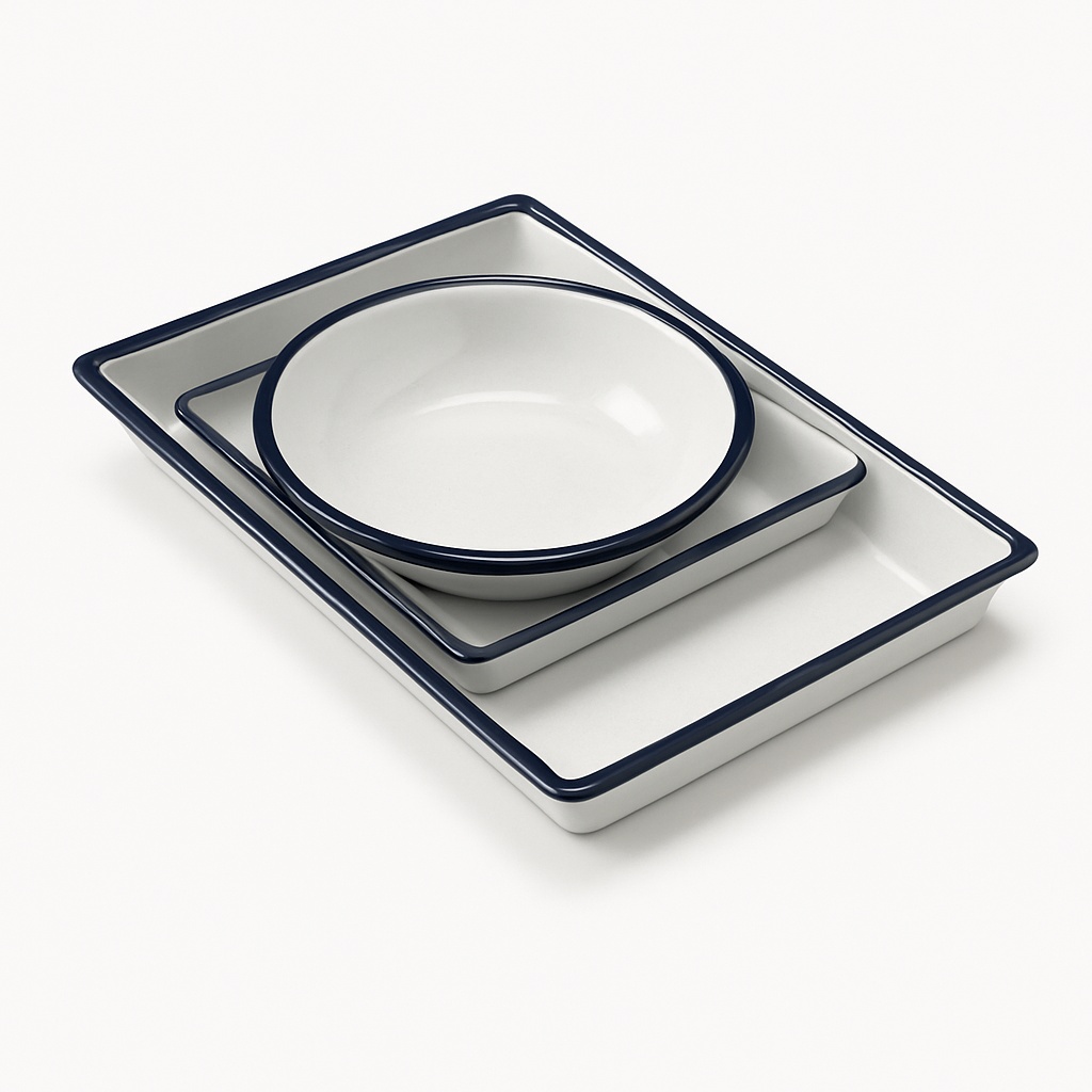 6 Inch Stainless Steel Compartment Tray