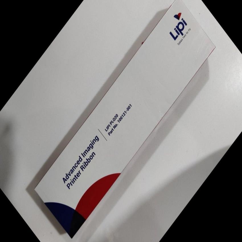 Lipi PLQ 20 Black Ribbon Cartridge
