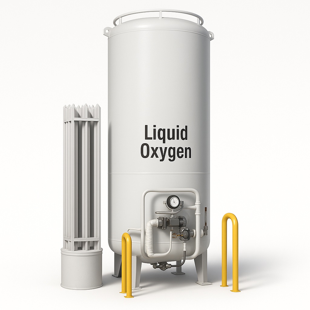 MS Horizontal Oxygen Tank