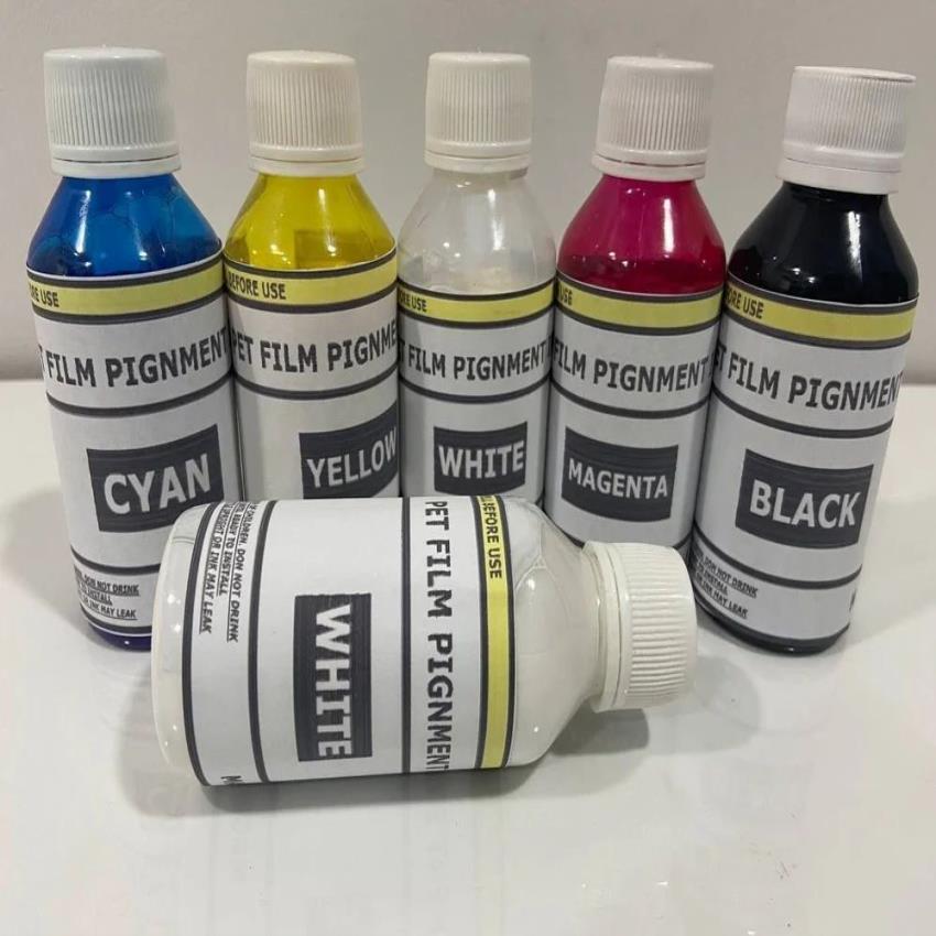 Living Lion CMYK White DTF Ink, 100ml Bottle