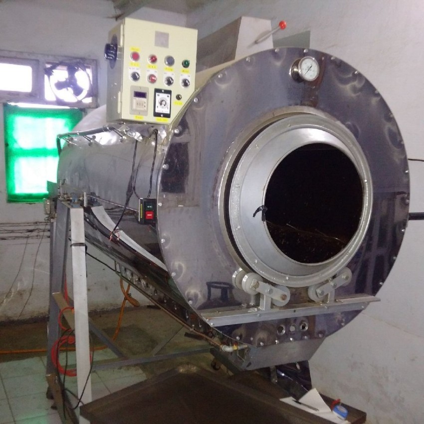 LPG Tea Leaf Roasting Machine