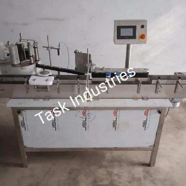 Oil Bottle Sticker Labeling Machine
