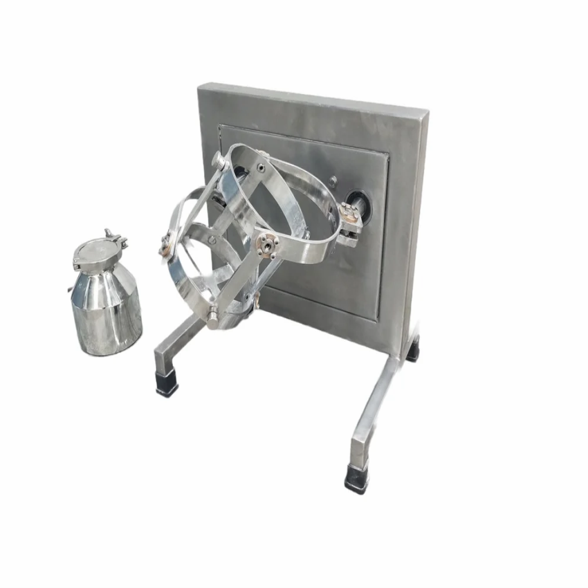 Manual 3D Tumbler Mixer Machine, Stainless Steel