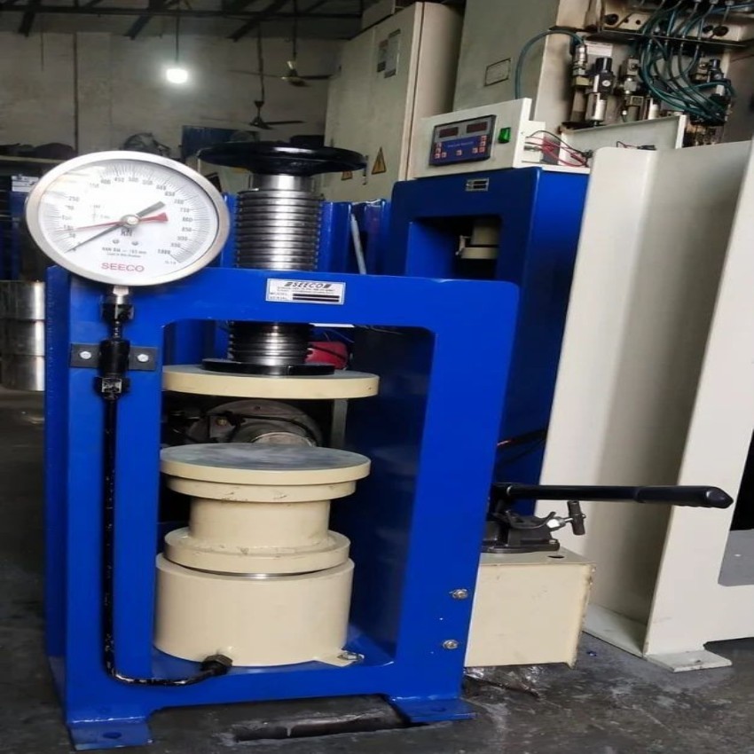 Manual Analog Cube Test Machine 100 KN